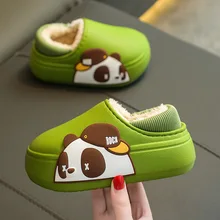 

ChildrenCotton Slippers 2021 Autumn and Winter Cute Cartoon Boys and Girls Home Indoor Non-slip Floor Slippers Baby Slippers