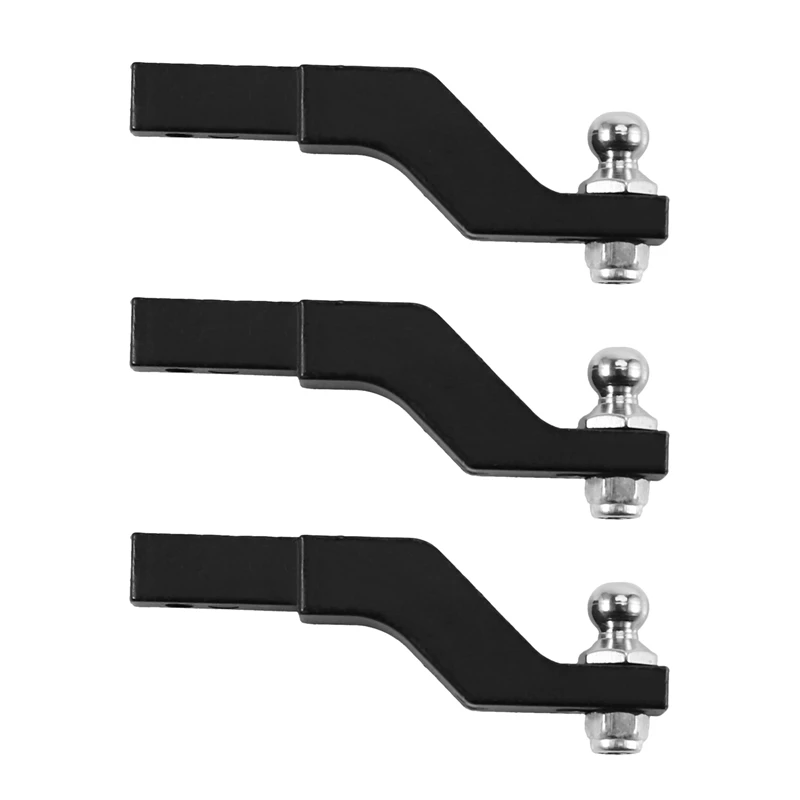 3X Rc Car Metal Trailer Hook Drop Hitch Ricevitore Per 1/10 Rc Crawler Trx4 Trx-4 Parti Di Aggiornamento Del Gancio Del Paraurti Posteriore