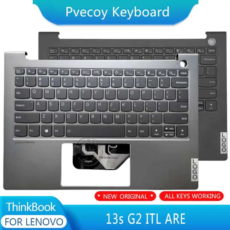 

Клавиатура для ноутбука Lenovo ThinkBook 13s G2 ITL, подставка для рук, английская версия, верхняя крышка