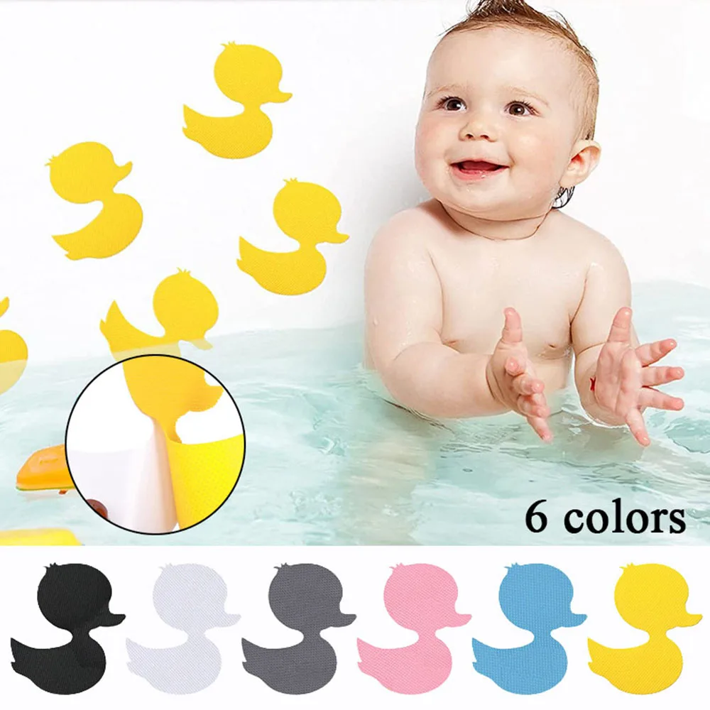 

12pcs Bathroom Slip Transparent Non-Slip Tape Anti-Slip Strips Shower Stickers Square Round Flower Shaped Antiskid Sticker