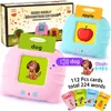 Talking Flash Cards Alphabet Pocket Speech Toys Therapy Autism Sensory Toys for Kids Early Educational Toy English Flashcards 1