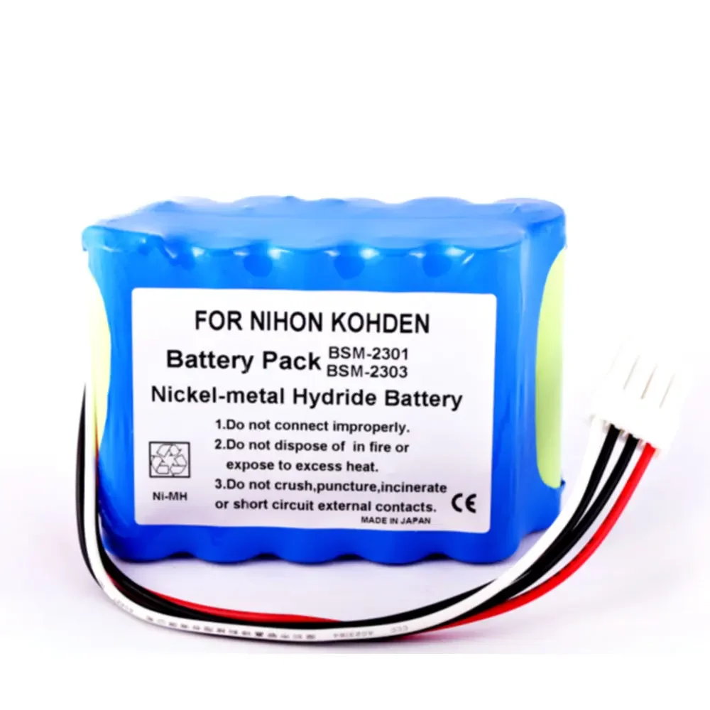 

3.7Ah battery For Nihon Kohden BSM-2301 BSM-2301A BSM-2301C BSM-2301K BSM-2303 BSM-2303C BSM-2303K BSM-2304 BSM-2304A5 Batterie