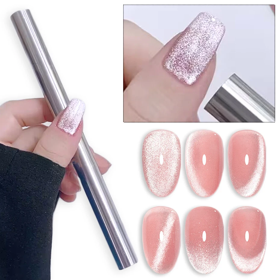 Magnetic Nail Art Tools-15cm Strong Wide Magnetic Nail Stick 9D Effect For UV Gel Line Strip French Manicure