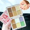 12-Color Iron Box Blusher Plate Multi-Color Cream Blush Plate Concealer Plate Contour and Highlighter Palette Makeup Blush Face 3