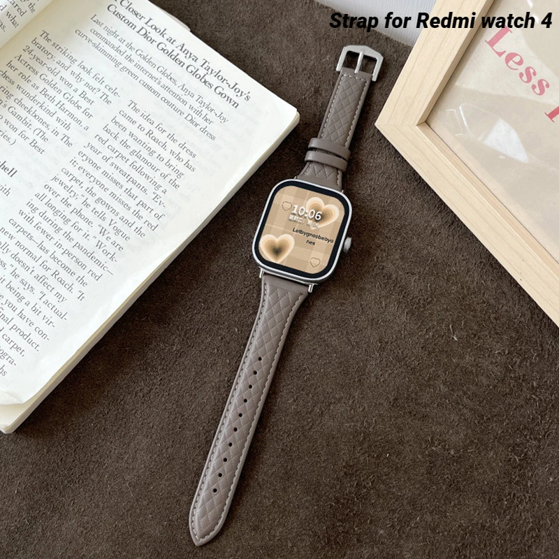 

Leather Strap For Redmi watch 4 Correa Bracelet Replacement Sport Watchband For Redmi watch4 SmartWatch Woman Man Wristband