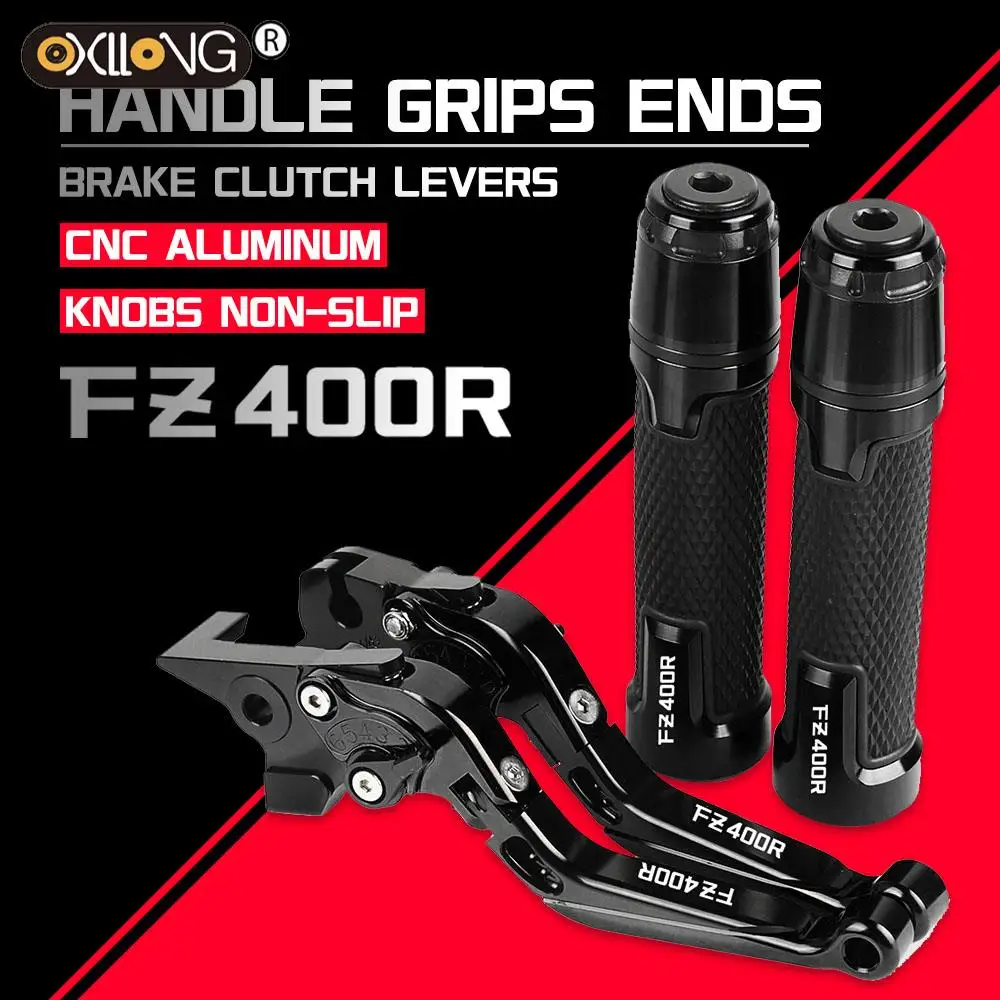 

FZ400R 1986-1988 Motorcycle CNC Brake Clutch Levers Handlebar knobs Handle Hand Grip Ends FOR YAMAHA FZ400R 1986 1987 1988