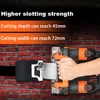 Dustless Plumbing Electricity Slotting Machine One Time Forming Installation Wall Wire Groove Concrete Dustless Cutting Machine 4