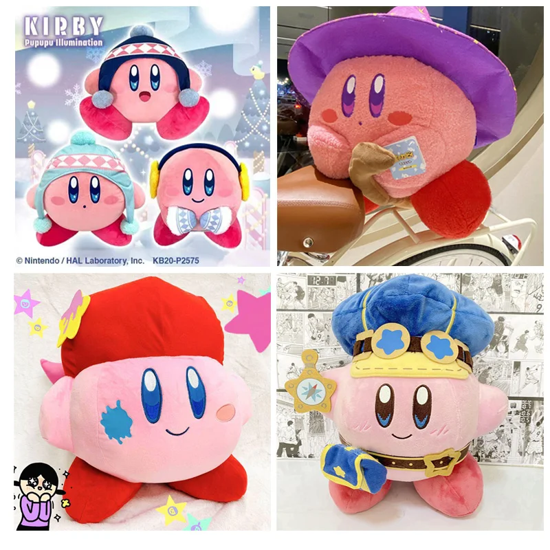 

32-43cm Kirby Big Adventure Plushie Anime Manga Game Peripheral Cartoon Kawaii Cushion Pillow Stuffed Plush Toy Children Doll