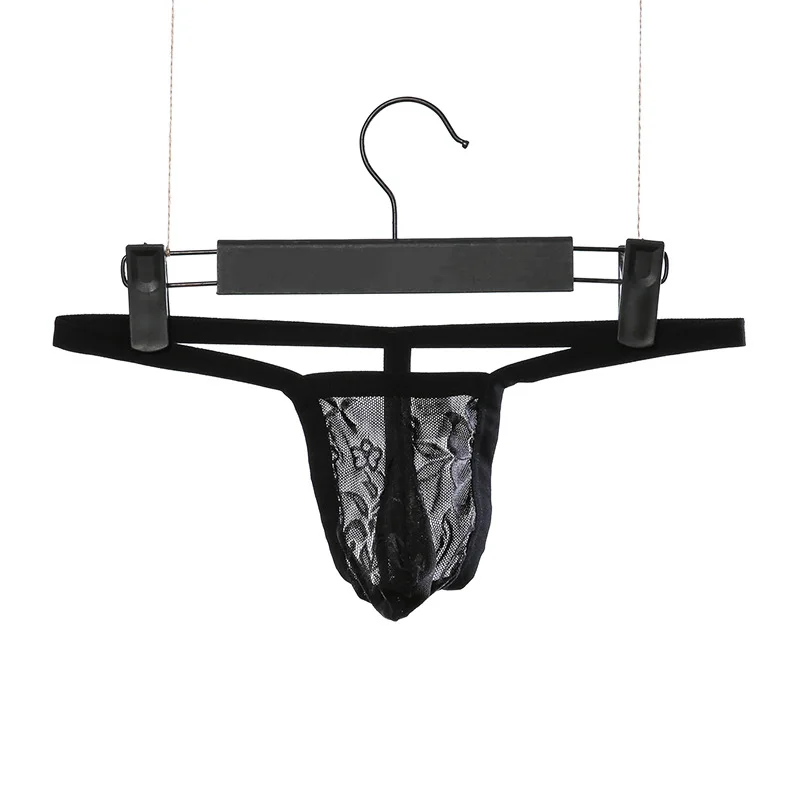 Man Jockstrap Soft Lace Panties Open Crotch G Strings Crotcless Gay Sex