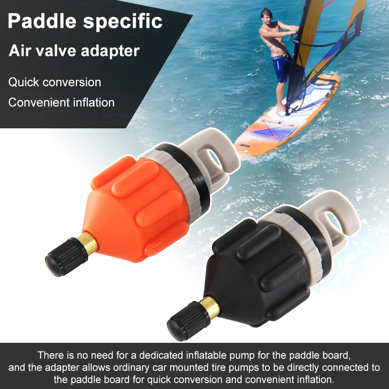 SUP Paddleboard Air Nozzle Kayak Air Valve Adapter Head Car Pump Inflation Adapter
