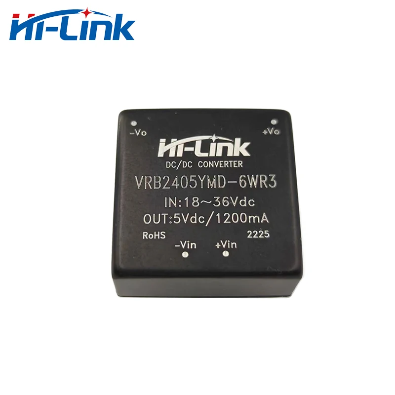

Free Shipping 10pcs/lot VRB2405YMD-6WR3 6W 24V to 5V 1.2A DC DC Converter Step Down Power Supply Intelligent Module Smart Home