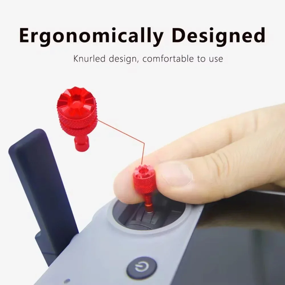 Joysticks en alliage d'aluminium pour DJI RC/RC2 - Rouge
