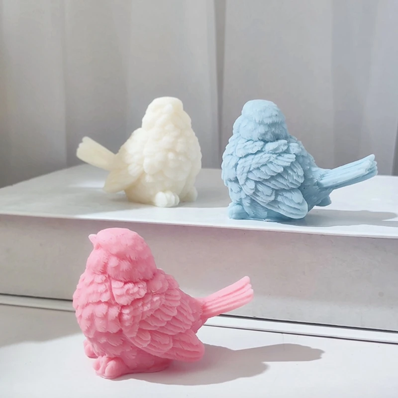 3D Nestling Shaped Silicone Mold for DIY Hand-made Ornaments Mould Handicrafts Making Tool Baking Mold