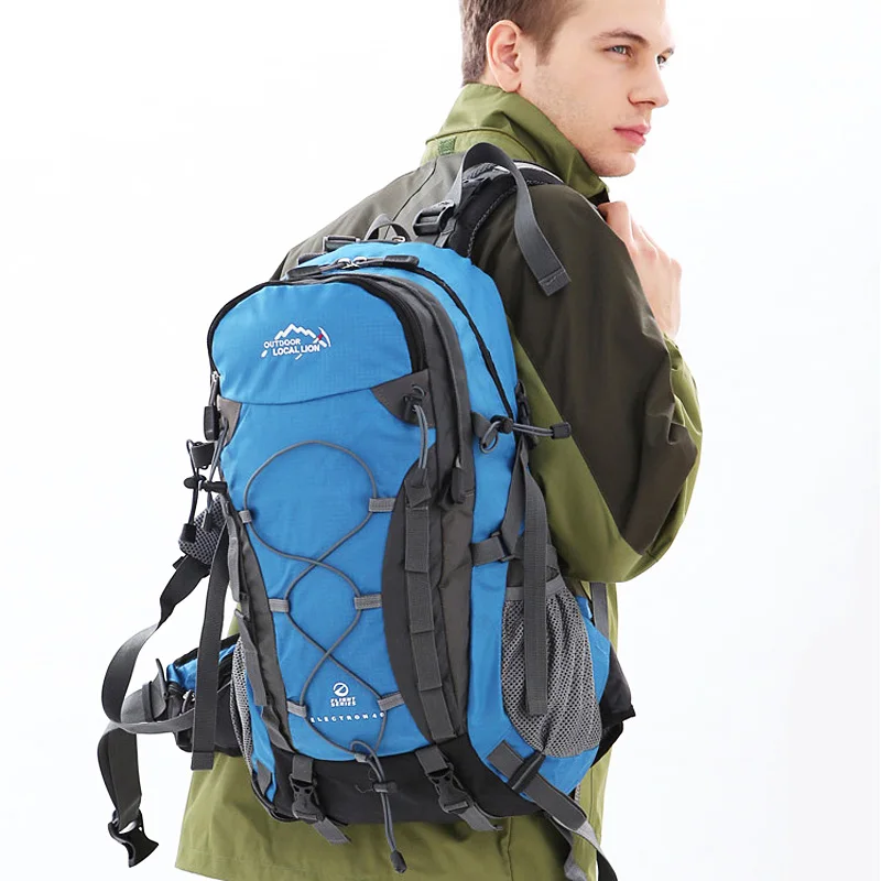 Mochila GRANDE DE 40L para hombre y mujer, bolsa de senderismo multifunción, impermeable, para acampar, gimnasio, viaje, deporte