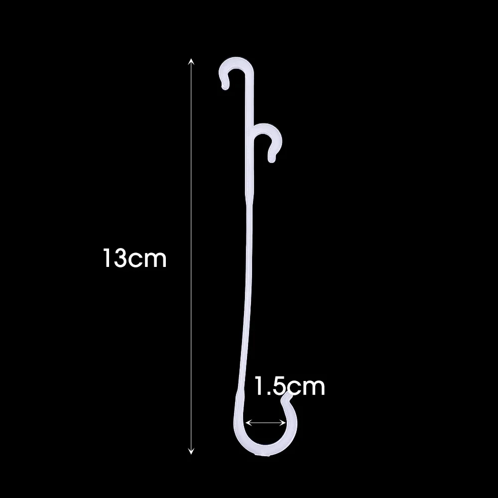 Reusable J-Shaped Plant Support Hooks