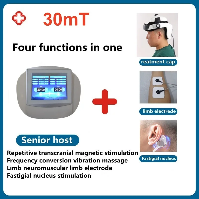 RTMS repetitive transcranial magnetic stimulator for stroke insomnia depression anxiety schizophrenia autism HYPERactivity 2