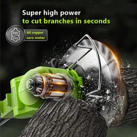 Cordless Electric Lawn Mower 21V Brush Cutter String Trimmer Foldable Grass Trimmer Electric Weed Eater 2