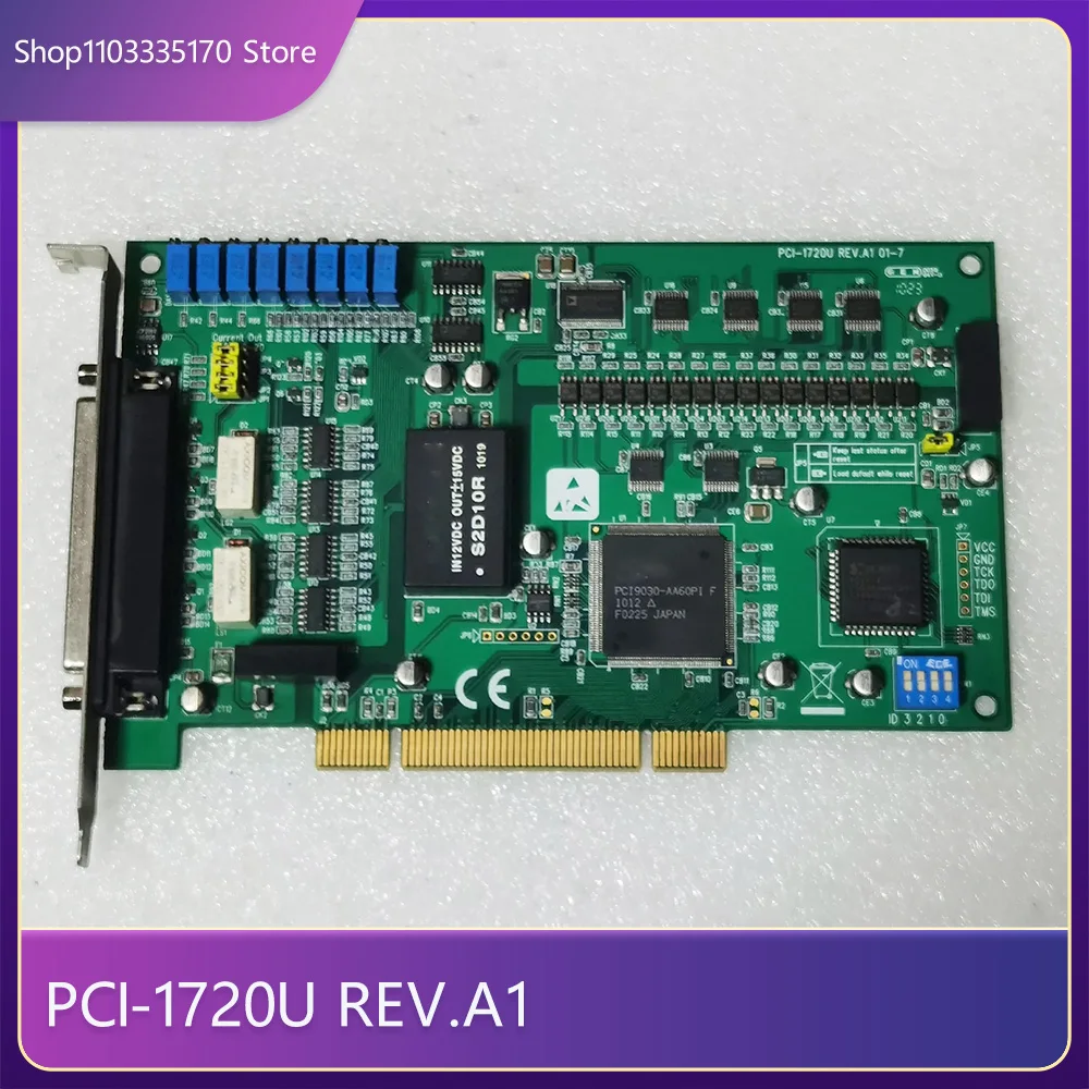 For Advantech PCI 1720U REV A1 Acquisition Card 4 channel High speed Analog Output Card