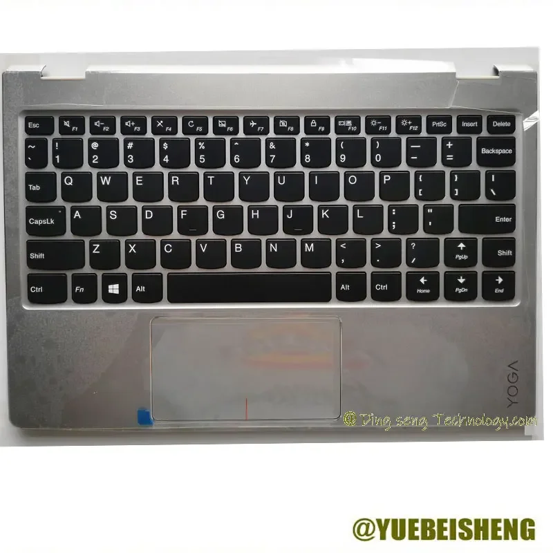 

YUEBEISHENG New For lenovo YOGA 710-11 710-11IKB 710-11IAP 710S-11ISK palmrest US keyboard upper cover,5CB0L46169