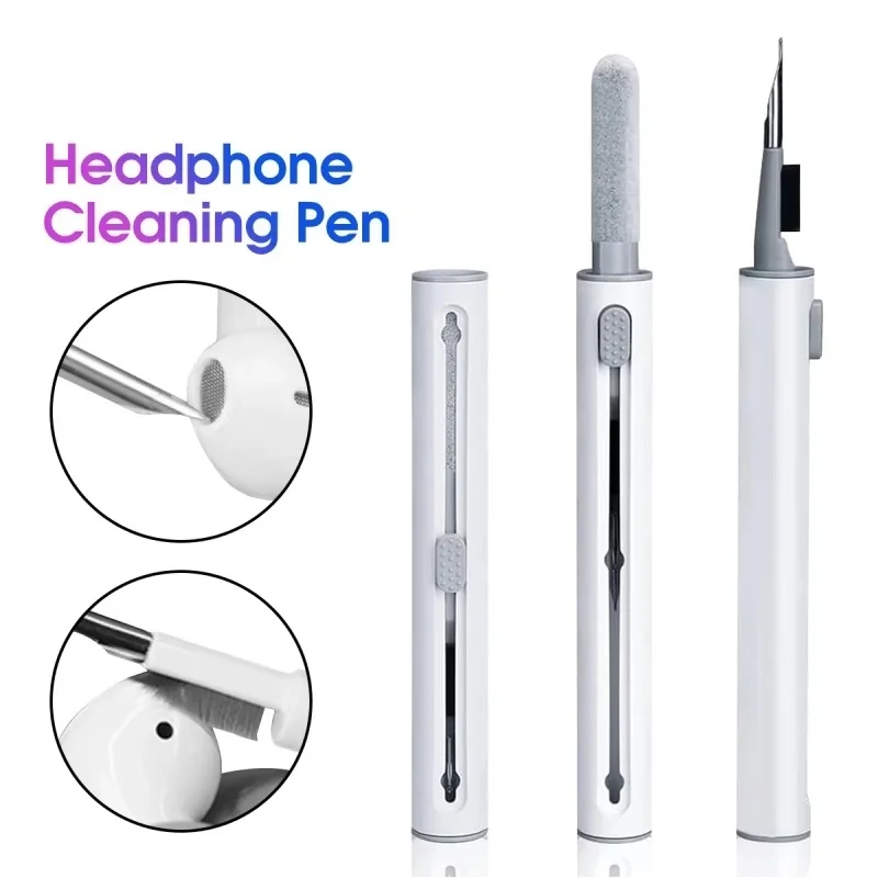 Wireless Earphone Cleaning Kit with Durable Brush and Pen Set