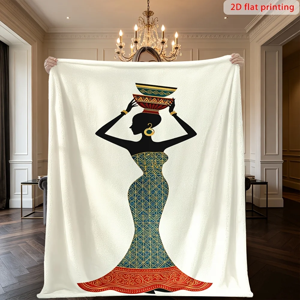 Couverture décorative de style bohème, inspirée de l’art égyptien, idéale pour un salon chaleureux. 1 Couverture décorative de style bohème, inspirée de l’art égyptien, idéale pour un salon chaleureux. 1