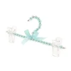 23cm Imitation Pearl Beads Clothes Hanger With 2 Clips 6