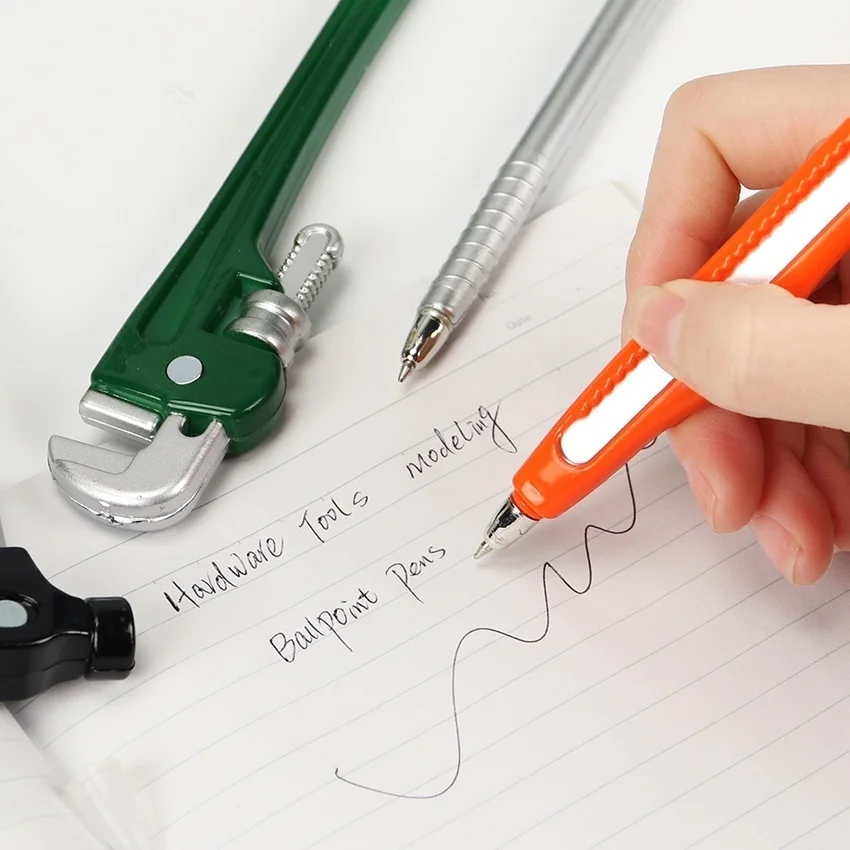 Simulation Hardware Tools Vise Hand Knife Hammer Creative Stationery Ballpoint Pens Pen Office School Supplies Ball Point Pen