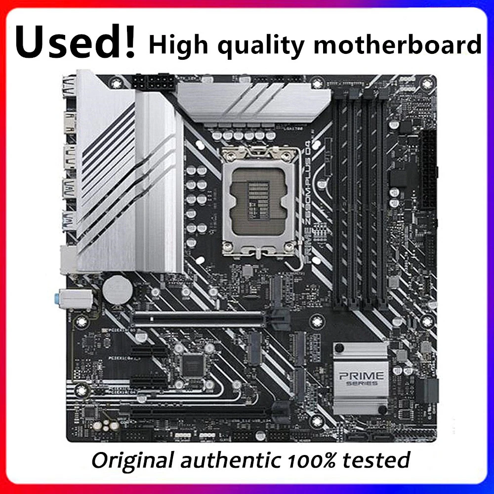 Per Scheda Madre Prime Z690M-Plus D4 Lga 1700 Per Intel Z690 Ddr4 Usb3.0 M.2 Scheda Madre Desktop Originale Nvme Scheda Madre Usata