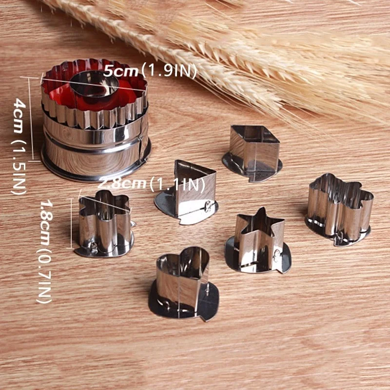7-Piece DIY Pastry and Baking Cutter Set
