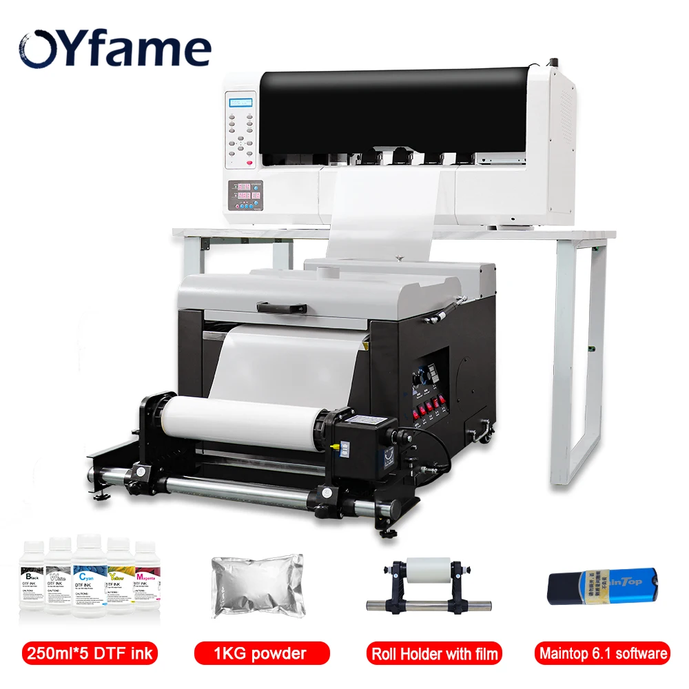 OYfame A3 DTF Printer DTF Transfer Printer Machine for Epson XP600 Printer  head A3 t shirt printing machine for hoodies jeans