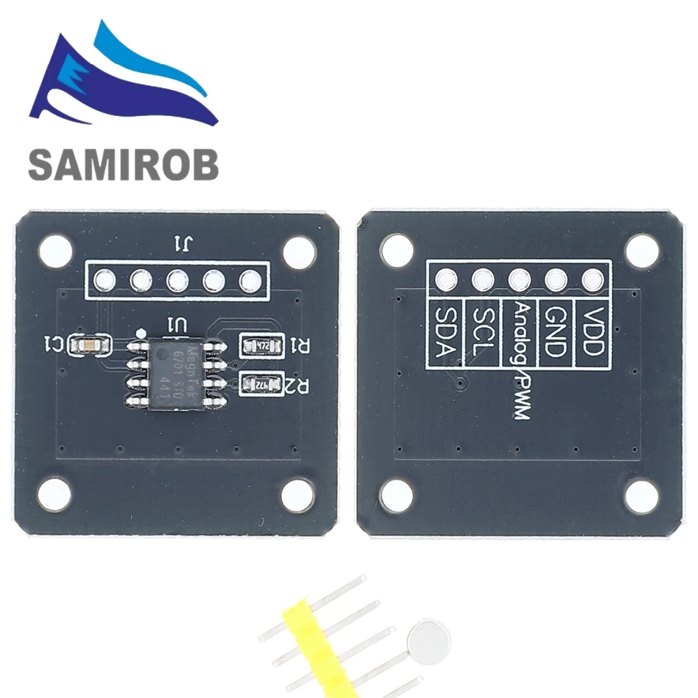 Módulo Sensor Magnético MT6701 - Codificador De Ángulo De Alta Precisión 14 Bits, Compatible Con AS5600