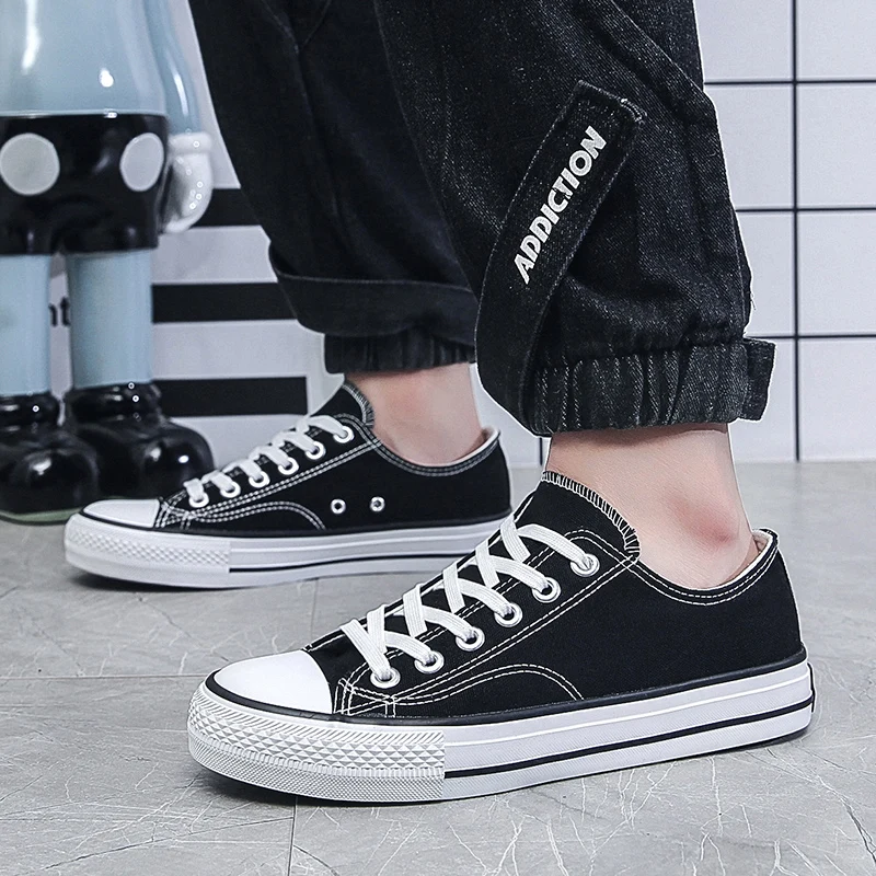 Couple Canvas Shoes, Breathable and Versatile Men's Sneakers, Soft