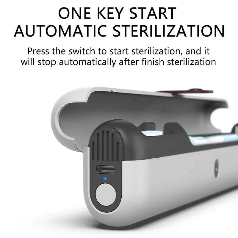 Portable Mini Personal Toothbrush Sanitizer, UV, Wireless, Sterilizer, Travel Size