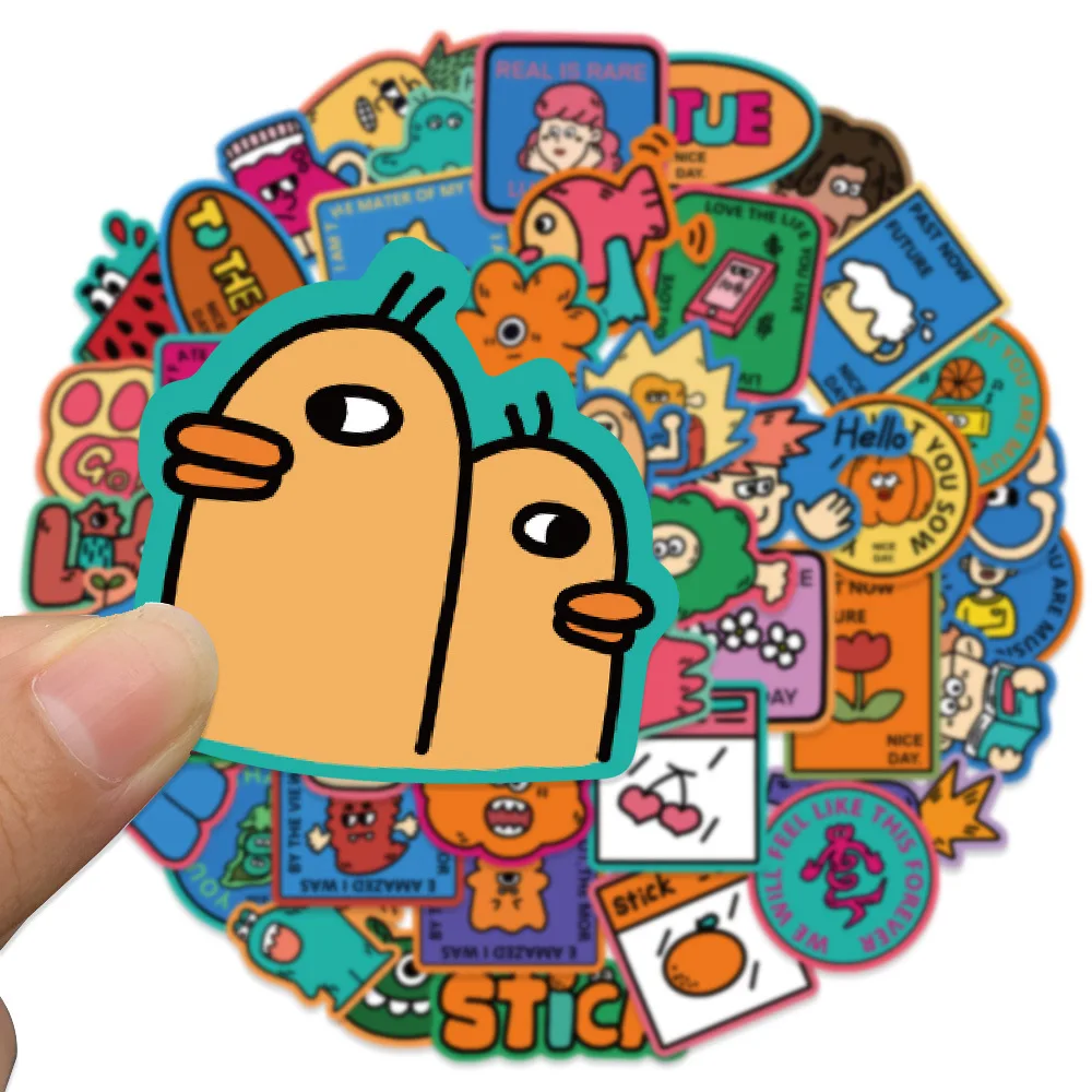 10/30/50Pcs Cartoon Waterproof Graffiti Sticker Decorative Luggage Cup Laptop Phone Skateboard Guitar Scrapbook Kids Stickers