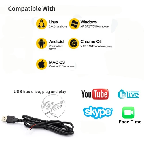 플러그 앤 플레이 문서 스캔용 USB 카메라, 가변 초점 CS 렌즈, 4K 웹캠, 8mp HD,3840x2160, 25FPS, IMX415, 5-50mm, 2.8-12mm 6