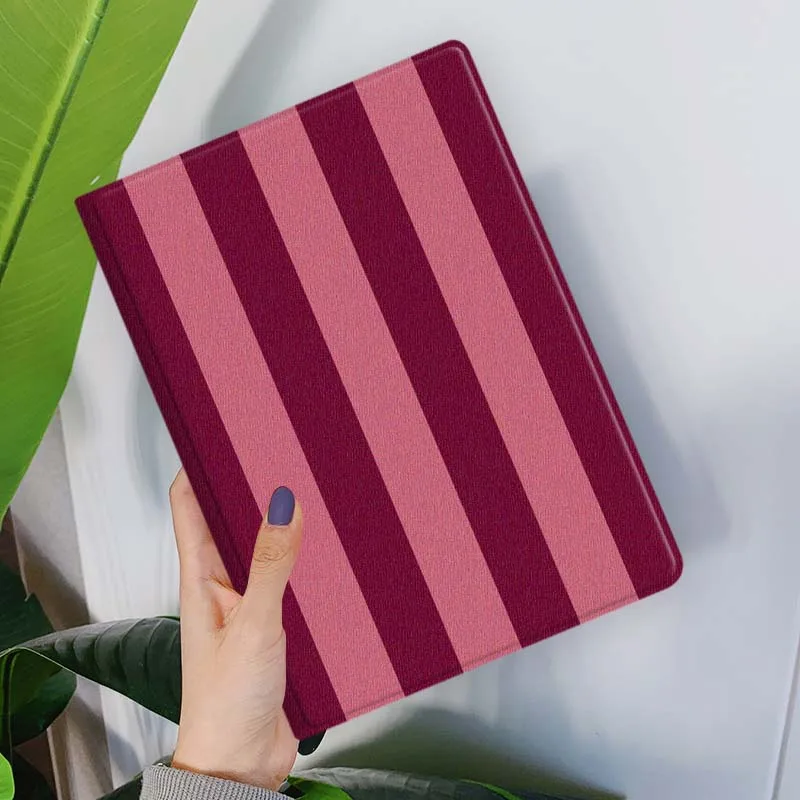 Creative Red Plaid Design Soft Tablet Case