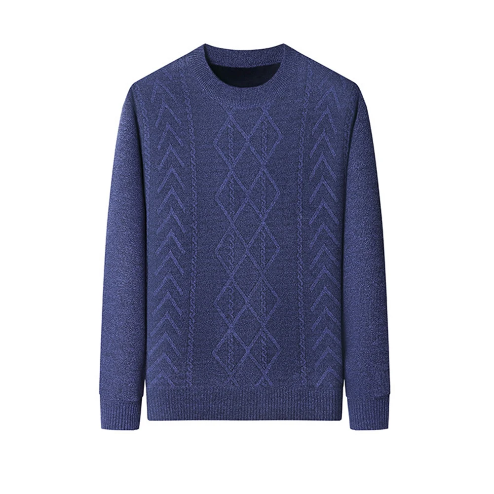 

Knit Top Pullover Sweater Fleece Long Sleeve Men O Neck Solid Color Warm Daily Holiday Vacation Comfy Fashion Hot