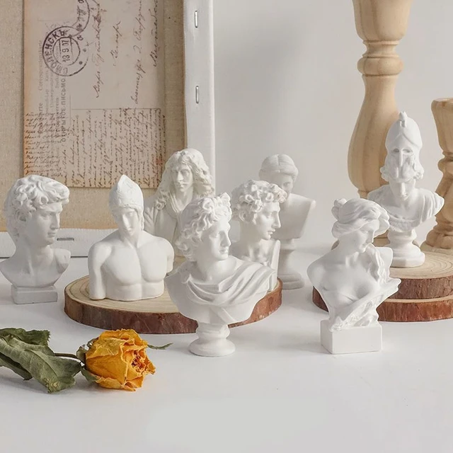 Mythologie grecque dieu déesse héros David Venus Mozart buste Figurine Sculpture Statue plâtre croquis pratique modèle chambre décoration 2