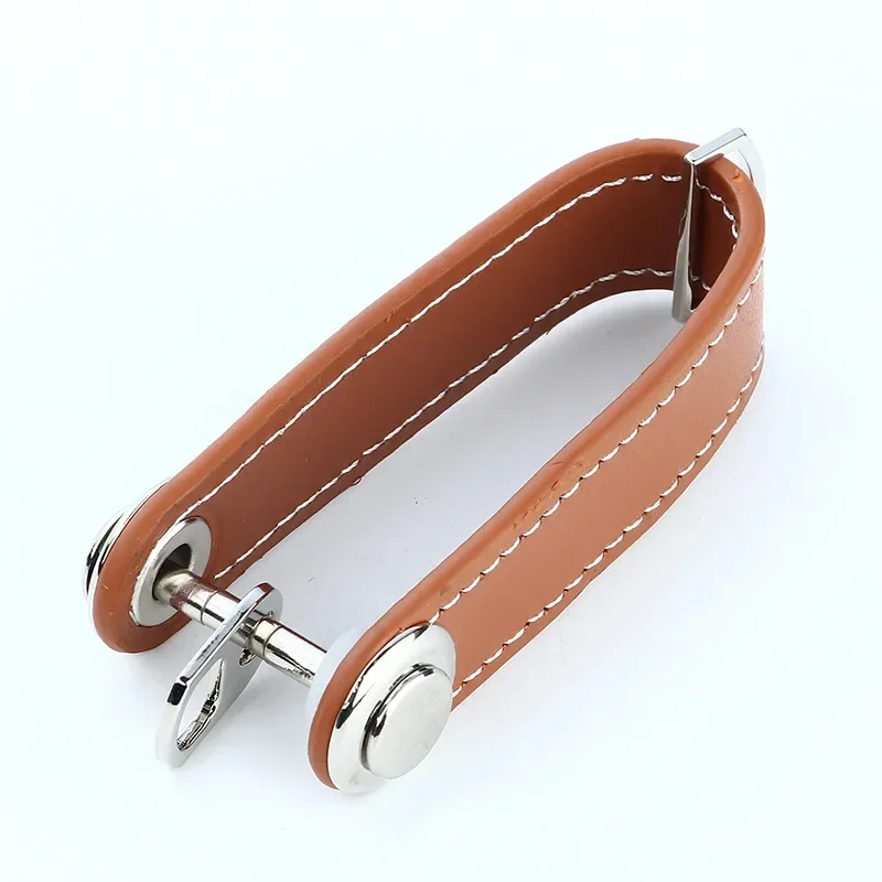 Car Key Pouch Bag Case Wallet Holder Chain Key Wallet Ring Collector Housekeeper Pocket Organizer Smart Leather Keychain key organizer key case key purse key holder