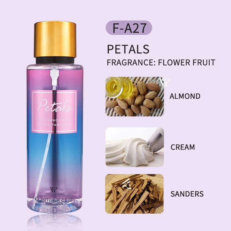 Spray corporal de perfume de longa duração Vita Flower Season feminino, 250ml/garrafa 4