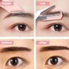 Professional Eyebrow Scissors Eyebrow Trimmer Eyebrow Face Shaver, Women with Comb Eyebrow Trimmer Scraper Accessories 3