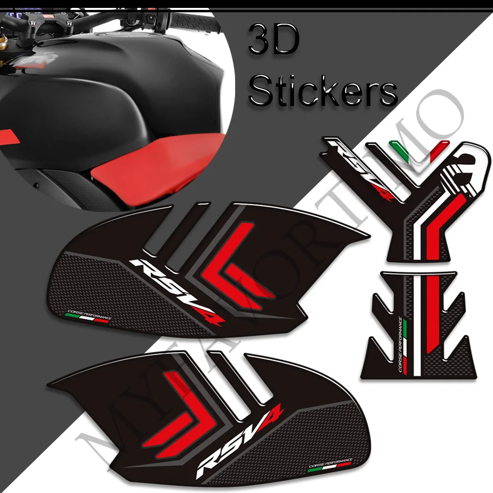 

2009 - 2020 2021 2022 For Aprilia RSV4 1100 Motorcycle Tank Pad TankPad Grips Gas Fuel Oil Kit Knee 3D Stickers Decals Protector