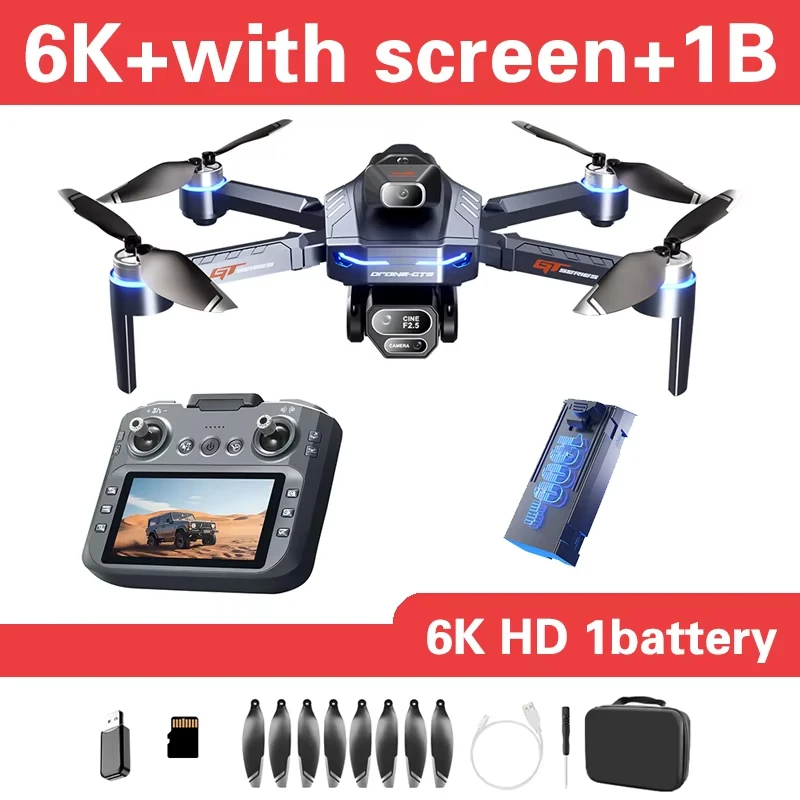 ตัวเลือกสินค้า โดรนถ่ายภาพ 4K 8K กล้องคู่ 5G FPV พับได้ บันทึกวิดีโอระดับมืออาชีพ