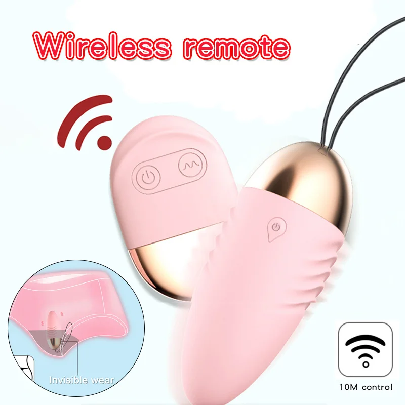 Silicone Vibrating Egg Wireless Remote Control Women Sex Toys