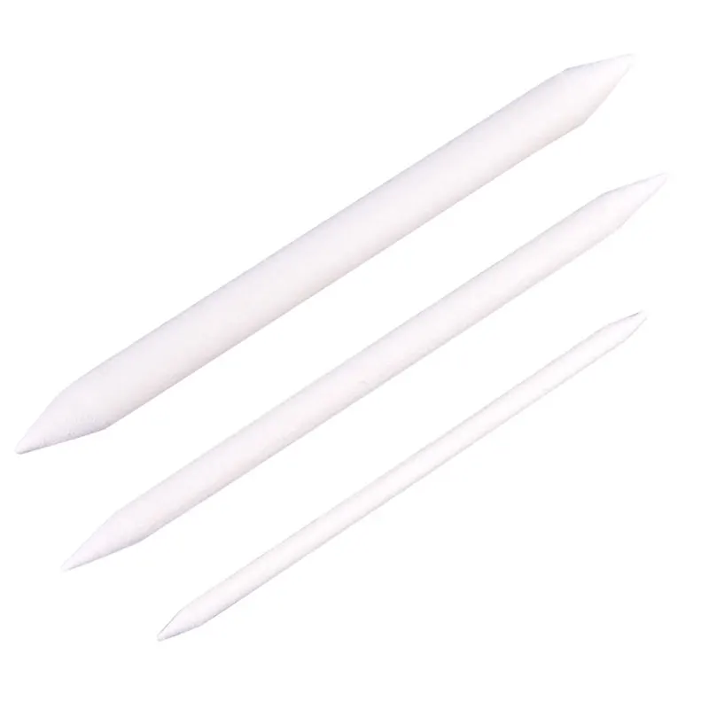 6 개/대 블렌딩 스머지 스텀 스틱 Tortillon 스케치 아트 흰색 드로잉 목탄 스케칭 도구 쌀 종이 펜 아티스트 용품