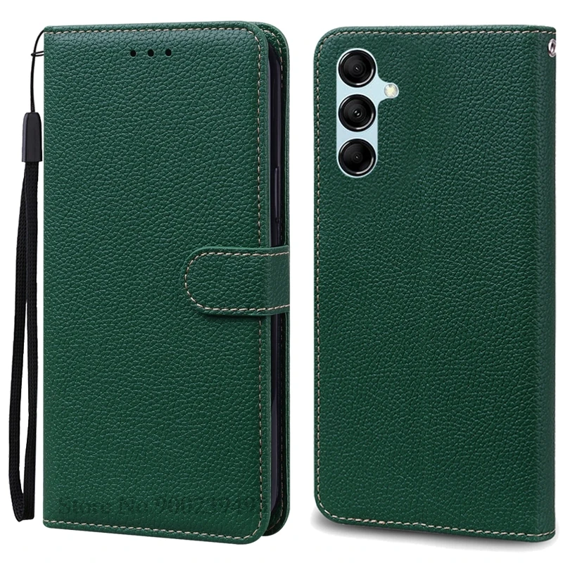 Leather Wallet Flip Phone Case - Premium Cover for Samsung Galaxy M55 5G