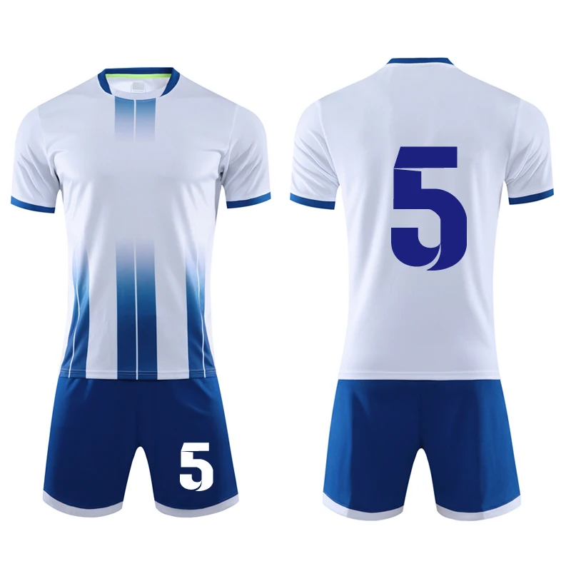 Football Uniform Soccer Jersey Set Men Football Uniform Child Football Set Suit 3XS-3XL