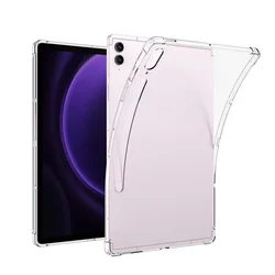Transparent Clear Soft TPU Tablet Cover for Tab A9 Plus 11inch (Clear)