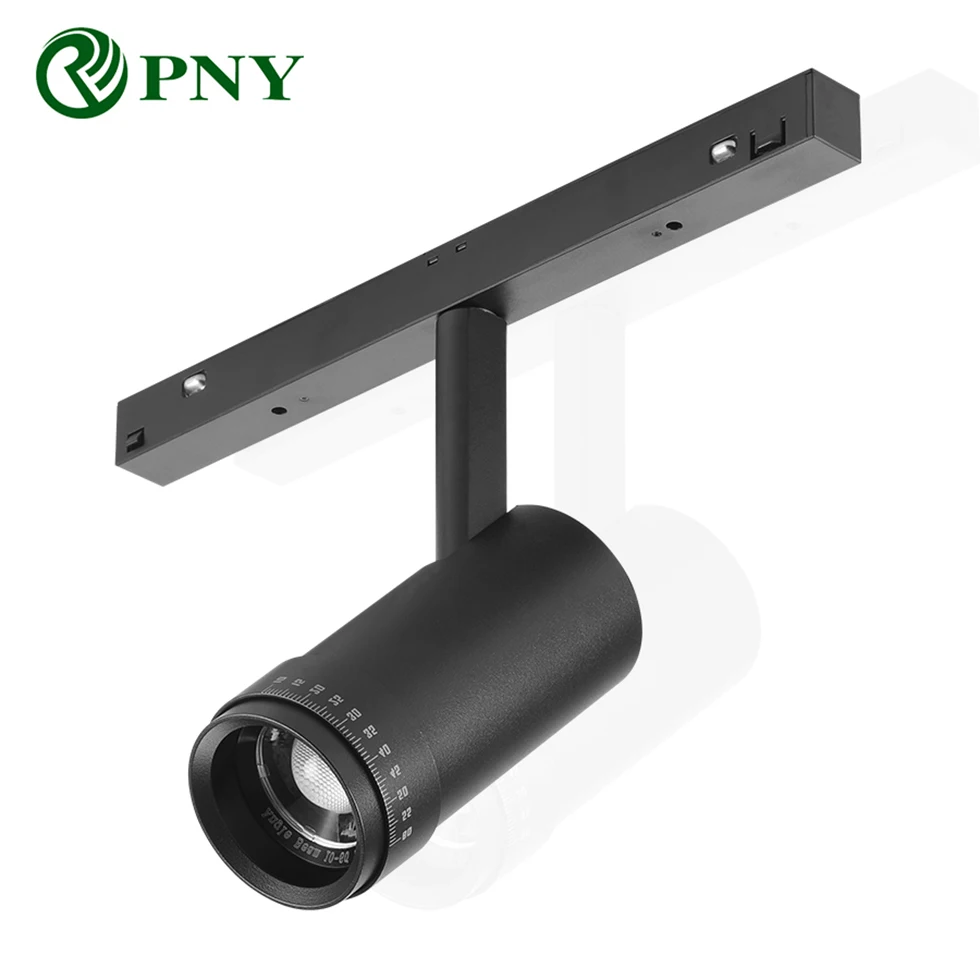 PNY Smart Magnetic Track Light Dimmable DALI 48V Tuya ZigBee Recessed Home Linear Magnetic Rail Lighting System LED Module 6