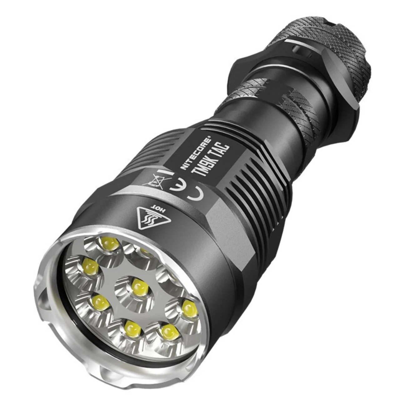 

Nitecore TM9KTAC Tactical Flashlight 9800LM CREE XP-L2 HD USB Rechargeable Powerful LED Searchlight with Battery for Camping